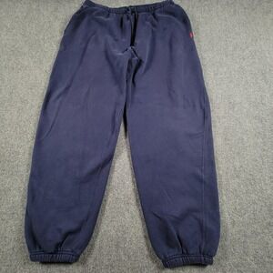 Polo Ralph Lauren Joggers Mens XL Fleece Baggy Sweatpants Red Pony Pants READ